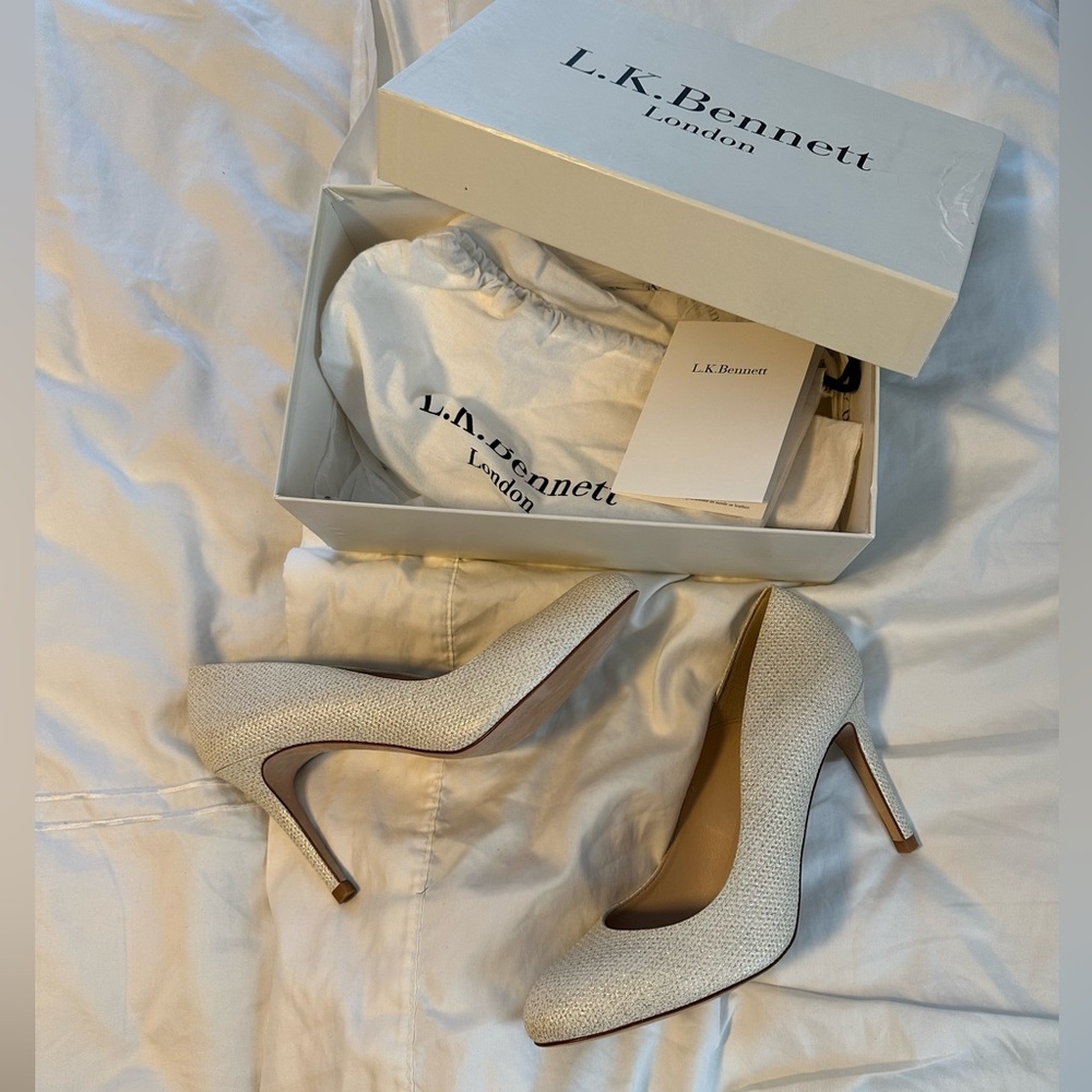 New, Soft Gold LK Bennett Heels